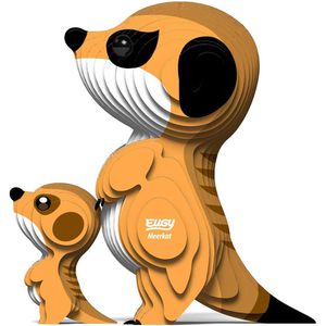 Produktbild für Puzzle Eugy 650046, 3D Tier-Puzzle, Erdmännchen