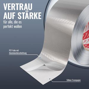 Produktbild für Dichtungsband Poppstar 1010845 Aluminiumband glatt