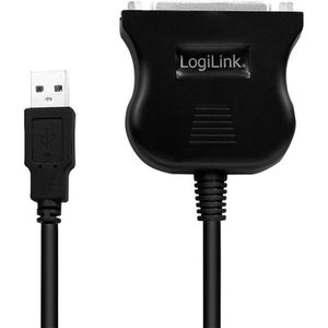 Produktbild für USB-Adapter LogiLink UA0054A, für Drucker, 1,8m