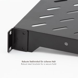 Produktbild für Netzwerkschrank-Fachboden LogiLink ACT112, 20 cm Einbautiefe