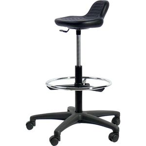 Arbeitsstuhl Topsit IND000004, schwarz