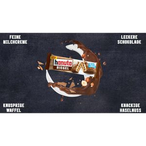 Produktbild für Schokoriegel Hanuta Riegel Milch &amp; Nuss