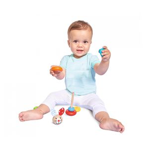 Produktbild für Motorikspielzeug Eichhorn Baby Steckfigur Hase