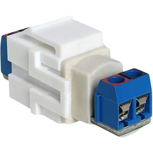 Produktbild für Keystone-Modul DeLock 86323, weiß / blau