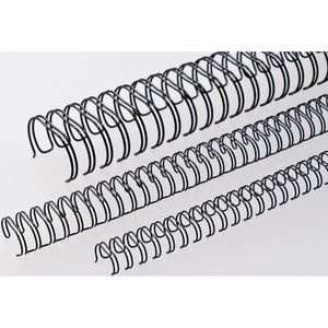 Drahtbinderücken Renz Ring Wire, schwarz, für A4