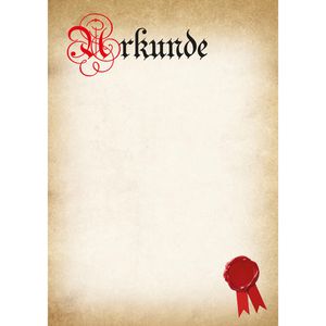 Böttcher-AG Briefpapier urkp, Urkunde, A4, Urkundenpapier, 90 g/m², 20 Blatt