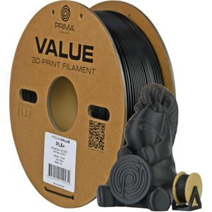 Produktbild für Filament Prima Value 12790, PLA+, schwarz