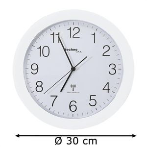 Produktbild für Wanduhr Technoline WT 8000, Kunststoff, analog, Funkuhr