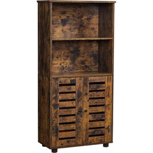 Highboard Vasagle BBK161T01, braun, aus Holz