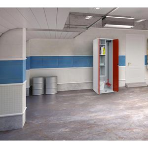 Produktbild für Mehrzweckschrank CP-Möbel Classic Plus, abschließbar, rot