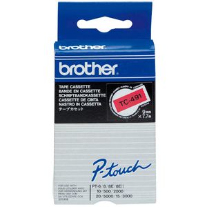 Produktbild für Schriftband Brother TC-491, 9mm