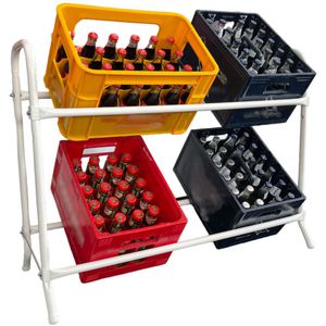 Getränkekistenregal Schulte-Regalwelt 150, für 4 Kisten