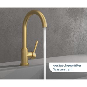 Produktbild für Küchenarmatur Schütte Cornwall, gold matt