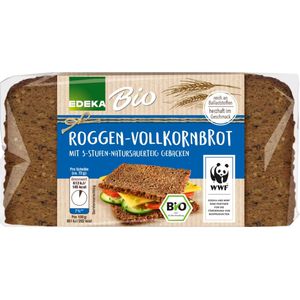 Edeka Brot Roggen-Vollkornbrot, BIO, laktosefrei, 500g