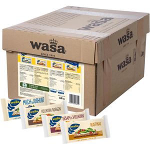 Wasa Knäckebrot 4er Mix, 4 Sorten, 2280g, je 2 Scheiben, 100 Pack