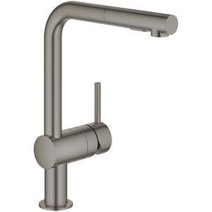 Küchenarmatur GROHE Minta 30274AL0, hard graphite gebürstet