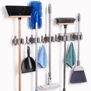 Produktbild für Gerätehalter ECENCE Gerätehalterleiste mit Haken zum kleben