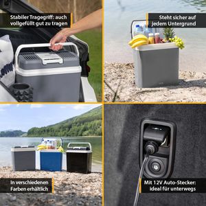 Produktbild für Kühlbox TZS-First-Austria FA-5170-4 grau, 24 Liter