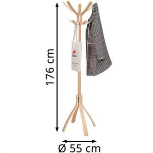 Produktbild für Garderobenständer Alba Cafe, PMCAFE C, braun