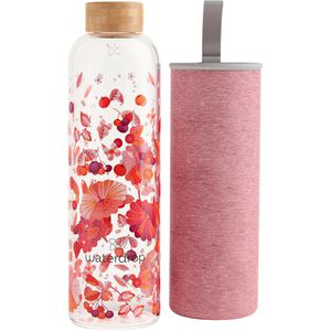 Produktbild für Trinkflasche waterdrop Relax, mit Neoprenhülle