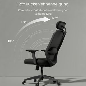 Produktbild für Bürostuhl FlexiSpot C5B-PRO