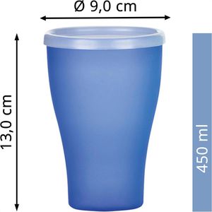 Produktbild für Trinkbecher Kigima Rainbow bunt, PP