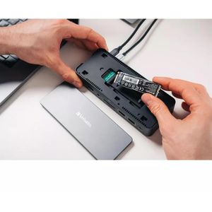 Produktbild für Dockingstation Verbatim USB-C Pro CDS-15SSD, 32174