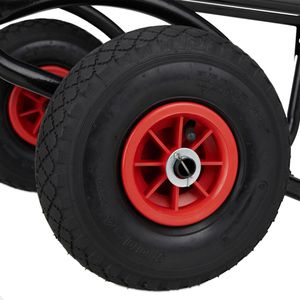 Produktbild für Gartenwagen Relaxdays 10029545, 160 Liter, bis 45 kg