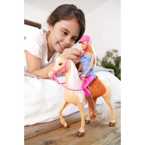 Produktbild für Puppe Barbie Pferd und Puppe, ab 3 Jahre