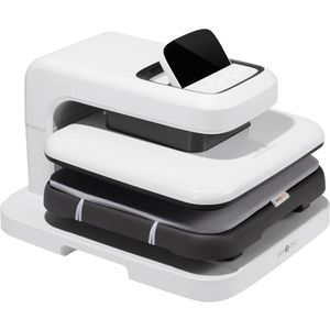 Transferpresse HTVRONT Auto Heat Press 2 Digit, weiß