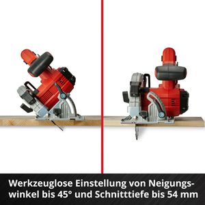 Produktbild für Handkreissäge Einhell TE-CS 18/165-1 Li-Solo, Akku