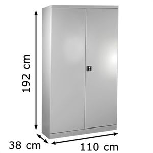 Produktbild für Werkzeugschrank ADB XL-B, 40838, aus Metall, lichtgrau