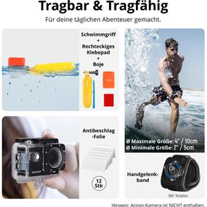 Produktbild für Action-Cam-Halterung Neewer 50 in 1 Zubehör Set GP-50