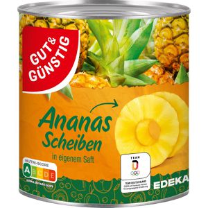 Obstkonserve Gut&Günstig Ananas in eigenem Saft