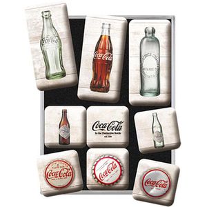 Magnete Nostalgic-Art Coca-Cola Bottle Timeline