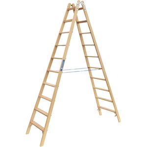Produktbild für Stehleiter Zarges Cresta B, 40030, beidseitig begehbar