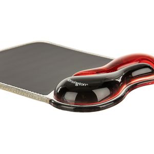 Produktbild für Mauspad Kensington Duo Gel 62402, rot / schwarz