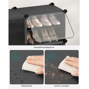 Produktbild für Schuhregal Songmics LPC035G01, aus Kunststoff