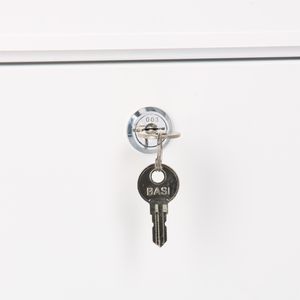 Produktbild für Briefkasten BASI BK 100M, weiß, aus Stahl