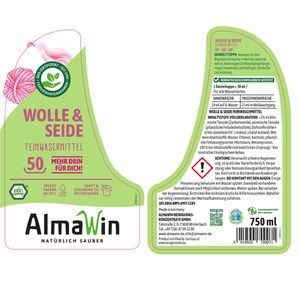 Produktbild für Waschmittel AlmaWin Wolle &amp; Seide Lavendelduft