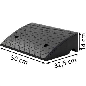 Produktbild für Bordsteinrampe vidaXL 142837, aus Gummi