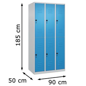 Produktbild für Spind CP-Möbel Classic PLUS, lichtblau