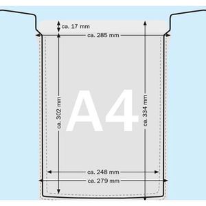 Produktbild für Kennzeichnungstasche Sprintis A4 hoch