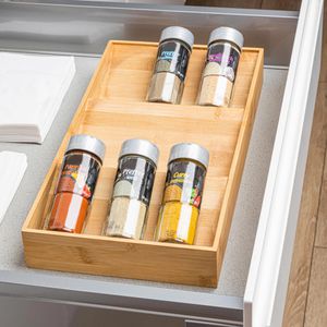Produktbild für Gewürzregal Böttcher-AG braun, mit 3 Fächern