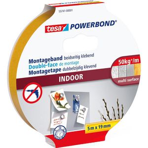 Montageband Tesa Powerbond Indoor, 5m x 19mm