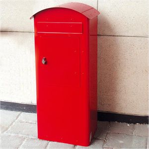 Produktbild für Briefkasten SafePost 70570 ScanPro 70-5, rot, aus Stahl