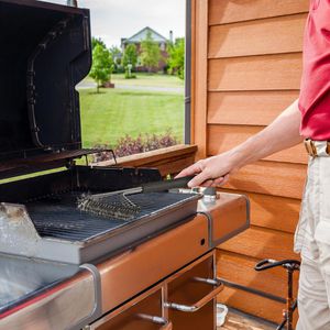 Produktbild für Grillbürste Relaxdays für Edelstahlrost