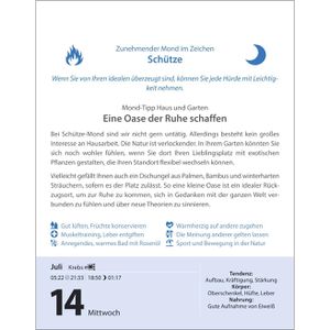 Produktbild für Mondkalender Harenberg 2899300, Leben mit dem Mond, Jahr 2027