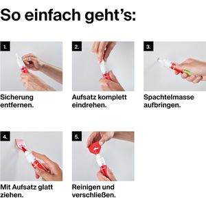 Produktbild für Spachtelmasse Fischer 545948, Reparaturspachtel