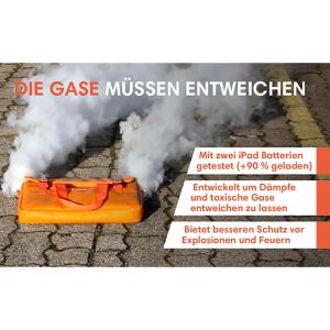 Produktbild für Akku-Tasche VLITEX L, explosionsgeschützt, feuerfest